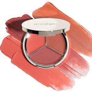 ICONIC LONDON Lip and Cheek Cream Trio - 99.7 g - NEW - Pretty in Pink